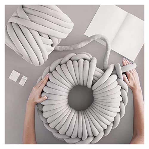 Pelote Laine Grosse Maille Tricot de Bras Super volumineux ROVING Couverture tricotée Fils Chunky Fils Super épais for Tricoter Crochet Tapis Chapeaux 500g Grosse Laine à Tricoter à La Main