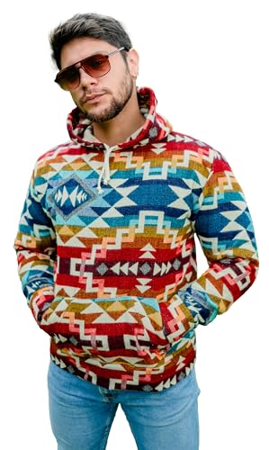 Hoodie Men – Premium Alpaca Wool Blend, Sherpa Lined for Warmth, Durable & Comfy Sweatshirt, Machine Washable