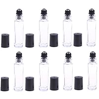 Algopix Similar Product 10 - Eshylala 8pcs 10ml Stainless Steel Roll