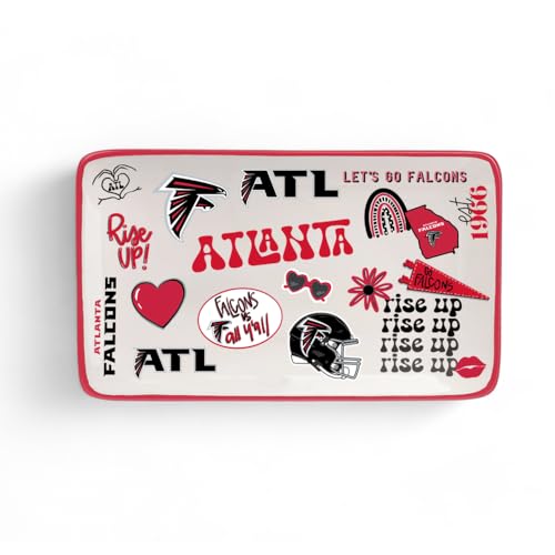 The Memory Company Officially Licensed NFL - Atlanta Falcons Team Spirit Trinket Tray