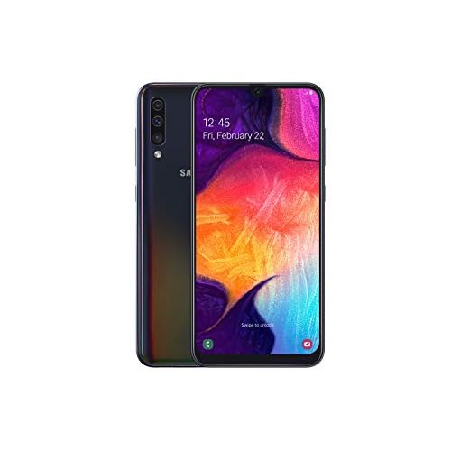 Samsung Galaxy A50 Smartphone (16.3cm (6.4 Zoll) 128GB interner Speicher, 4GB RAM, Schwarz) - Deutsche Version