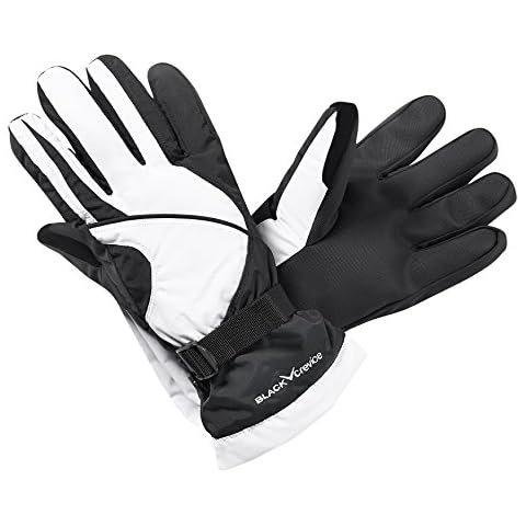 Black Crevice Jugend Skihandschuhe I wasserdichte Ski-Handschuhe Cover