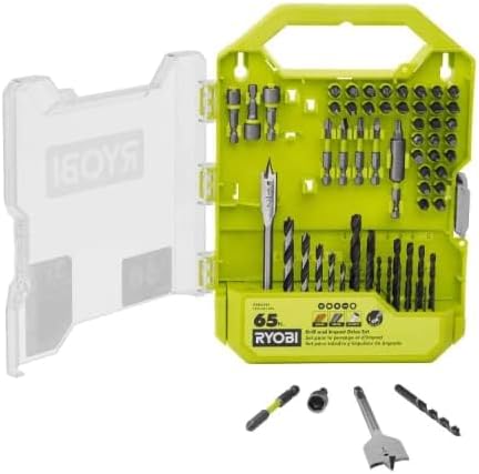 RYOBI Drill and Impact Drive KIT 65-Piece A986501 - Image 5