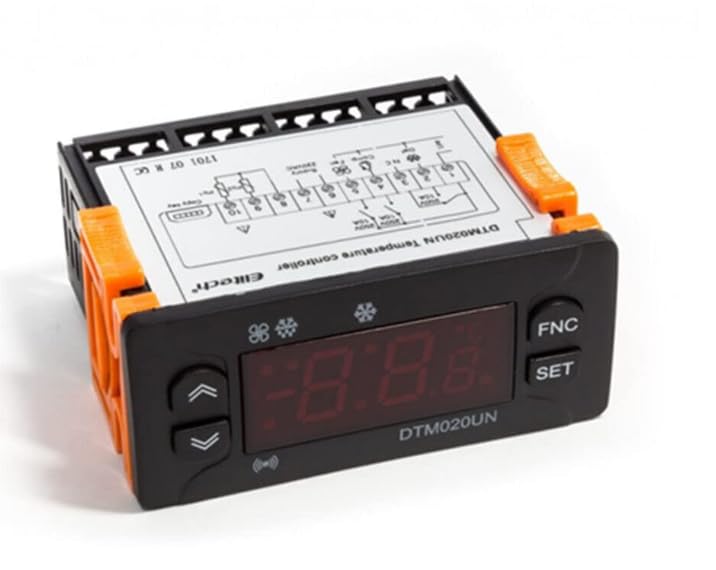 Materiale esterno: Plastica FIGEVIDA TERMOSTATO DIGITALE ETC-974 REGOLATORE ELETTRONICO 230V DA INCASSO ELITECH PER FRIGO INDUSTRIALE