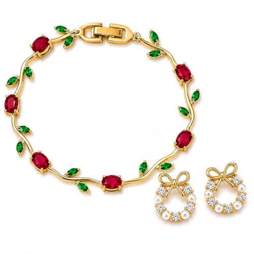 Image of Trending Tulip Bracelet for Women Stylish | Silver and Gold Toned Crystal Floral Tulip Bracelet for Girls & Women | Rapunzel Inspired | Romantic Gift Jewellery