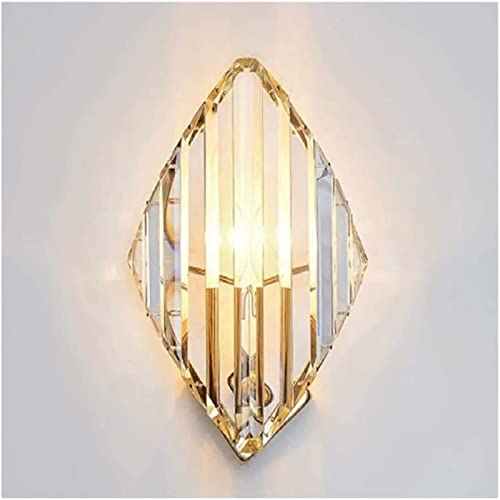 Lámpara de pared cristal fina con diseño de arte interior para salones contemporáneos