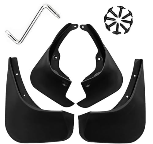 Image of Mud Flaps Mud Guards Fit for Toyota Yaris 2006-2011, Front & Rear Mud Splash Guards Accessories - 4 Pc, Black, LAN-Yaris 06-11