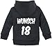 EZYshirt® Personalisierter Pullover Baby | Zip-Pullover | Kapuzenpullover | Hoodie mit Wunschname und Wunschnummer