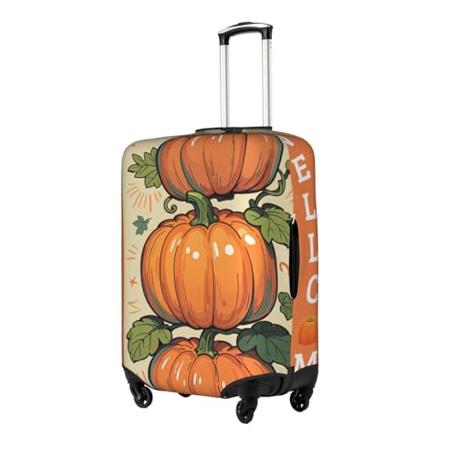 Travel Luggage Cover Fall Pumpkin Thanksgiving Day Fashion Washable Baggage Suitcase Protector Fit For Luggage Medium2