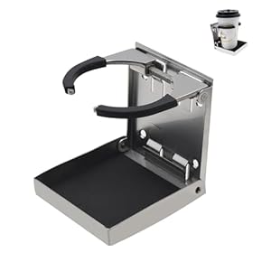 Geloo Edelstahl Faltbarer Getränkehalter 1 Stück