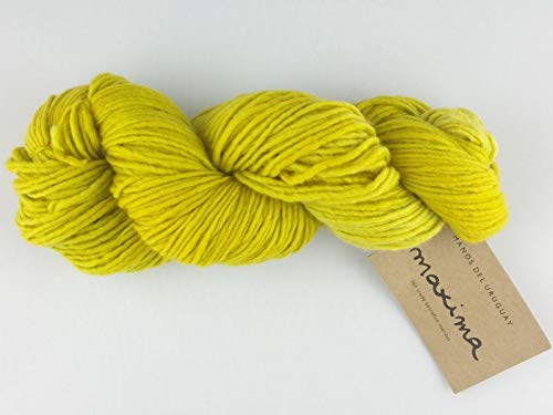 Manos Del Uruguay Maxima 2020 Spirulina, 100g, 100% Extra Fine Merino, Hand Dyed Aran Weight Yarn - Image 2