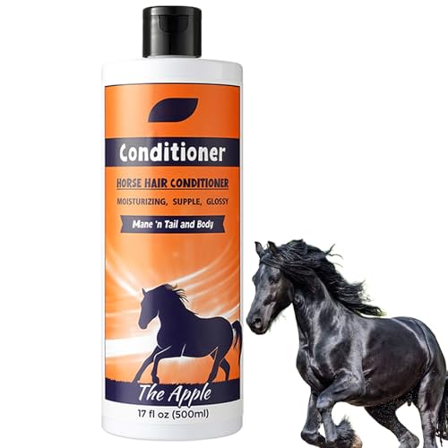 Champú de melena y cola, champú para caballos | 500 ml de melena nutritiva profunda y desviación del revitalista disidente - Solución de baño de ducha, accesorios para el cuidado de caballos, agrega