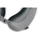 Brookstone Cool Touch Memory Foam Head and Neck Travel Pillow for Vacations, Airplanes, Trains, Buses, and Cars, Dark Grey - Image 3