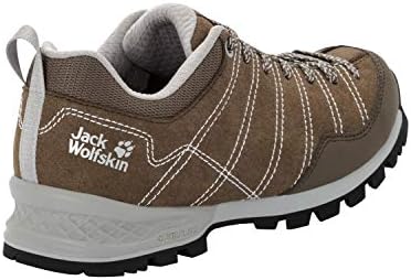 Jack Wolfskin Women's Scrambler Low Waterproof Hiking Shoe, coconut brown/Light Grey, US Women's 8 D US | Image 2