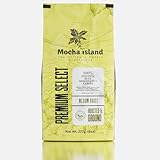 Mocha Island Blue Mountain Coffee, Medium Roast, Ground, Jamaican Coffee, 8oz