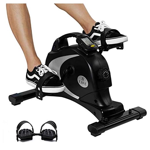 Under Desk Bike Pedal Exerciser - Stationary Magnetic Mini Exercise Bike - Office, Home Equipment Peddler,Cycling Bike,Exercise Bike,Recumbent Exercise Bike,Mini Stepper,Exercise Machines For Home Use