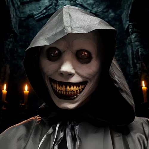 Scary Halloween Mask - Realistic Natural Latex Creepy Horror Mask with Eye for Adult Halloween Cosplay Costumes2