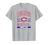 Montreal Canadiens Hockey Club Gray Officially Licensed T-Shirt, Men, Heather Grey, X-Large