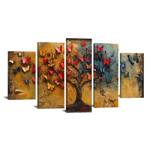 Tableau moderne sur toile arbre de vie pour réchauffer l'ambiance du salon familial