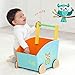 labebe - Baby Walker, Kid Shopping Cart Walker, Push Toy for 1-3 Years Old, Infant Wooden Walker, Sit to Stand Learning Walker, Toddler Outdoor Activity Walker, Children Walker Toy with Wheels-Owl