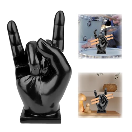LANZLC Creative Rock Hand, Drumstick Halter, Schlagzeug Zubehör, Drumstick Holder Hand Drum Sticks Halter, Kreativer Trommelstick Halter, Decoration Drumstick Stand, Geschenke für Schlagzeuger