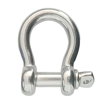EXCLUZO Marine Boat Anchor Chain Rigging Bow Shackle Pin 316 Stainless Steel 3/8Inch