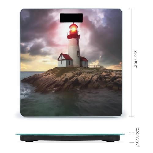 Báscula Digital de Baño con Pantalla LCD de 400 lb miniatura 2
