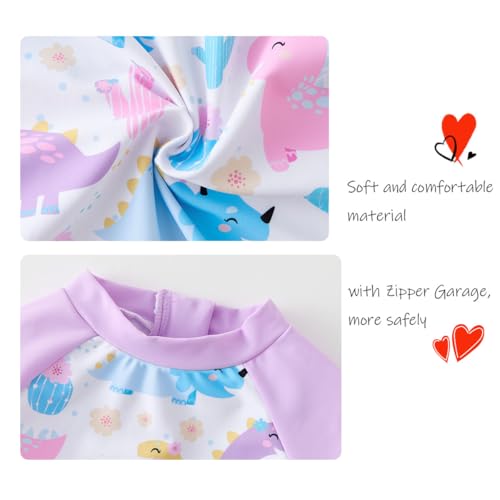 Image of UMELOK Baby Girl Swimsuit Infant UPF 50+ Bathing Suit Size Months