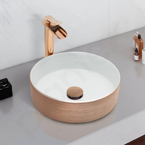 Image of Plantex Waste Coupling for Wash Basin /3 inch Solid Brass Coupling /Full Thread Waste Coupling (PVD Rose Gold -Pack of 1)