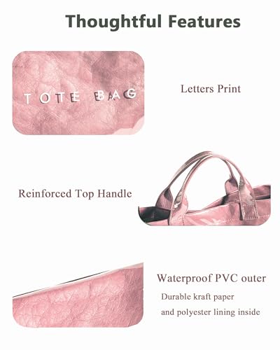 BBIQI PVC Tote Bag for Women Waterproof Plastic Jelly Tote Letter Print Hobo Handbag for Travel, Gift - image 5