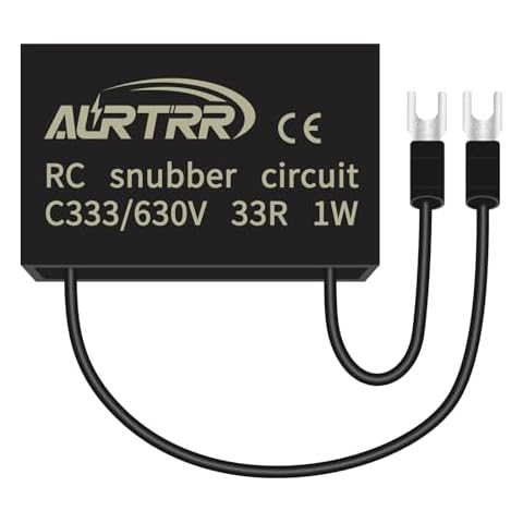 Arc Suppression,0.033uf/630V 1W/33R,Spark Suppression,for Inverter Interference AC contactor Electromagnetic Relay Solenoid Valve SCR Solid-State Relay Cover