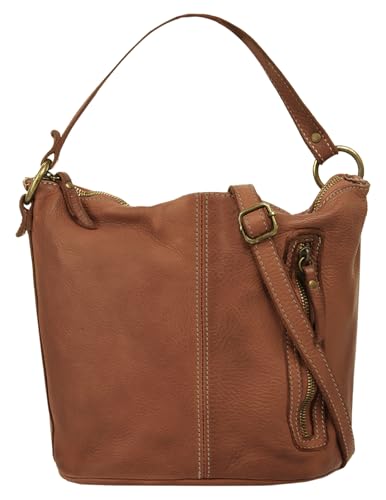 Sac à main en peau de vache vintage et sac crossbody en cuir italien