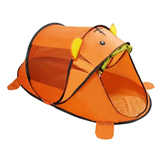 MezoJaoie Tiendas de campaña para niños de Interior | Tiendas de campaña para niños para niños y niños pequeños - Cartoon Tiger Ball Pit Kids Playhouse para niños pequeños Niños Niñas Regalo, Tienda