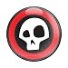 GoBadges Skull 101-3" Magnetic Grill Badge/UV Stable & Weather-Proof/Works Grill Badge Holder