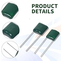 ONJYHK 24Werte Polyester Film Kondensator Set 100V 0,22nF bis 470nF Metallisierte Polyester Kondensatoren Folienkondensatoren Sortiment Kit – Ansicht 4