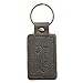 Black Faux Leather Keychain | Be Still and Know – Psalm 46:10 | Christian Gifts for Men