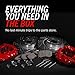 Power Stop KC873 1-Click Performance Brake Kit with Caliper and 1 Front & 1 Rear Sensor Wires For BMW Z4 2003-2008 [Model Specific]