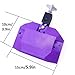 TUOREN Jam Drum Block Percussion Cowbell Block Musical Instrument Plastic with 3 Sided Mount Medium Pitch (Purple)