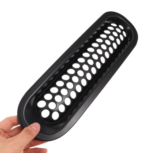 Cubierta de malla para parrilla del coche compatible con SUV JK e inserto frontal 4