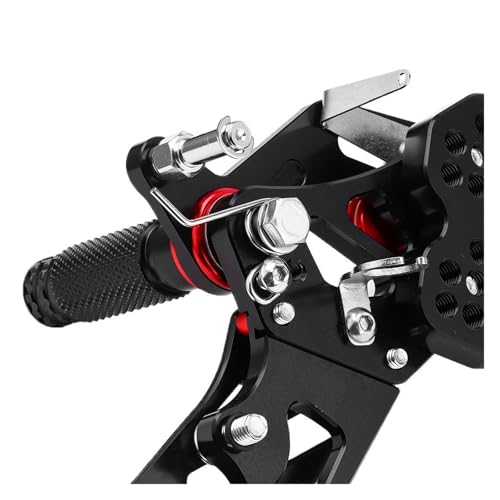Pédales Repose-Pieds CNC YZF R3 Anti-Glisse Réglables Arrière - 5