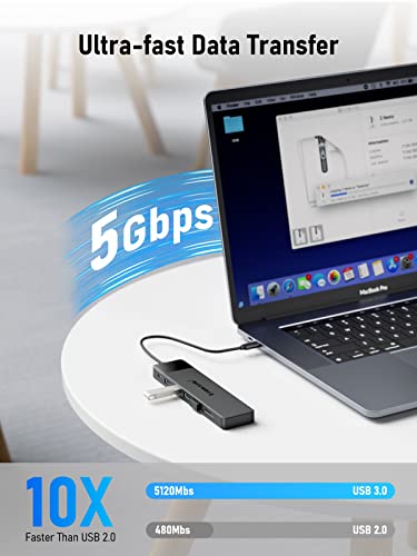 2025 Lemorele USB C Hub 14-in-1 Docking Station, 3X Display (2 HDMI 4K + VGA), 5 USB Ports (3X USB 3.0), 100W PD, SD/TF Card Reader, Audio, für MacBook, Dell, Windows (Kompatibel mit USB-C Geräten)
