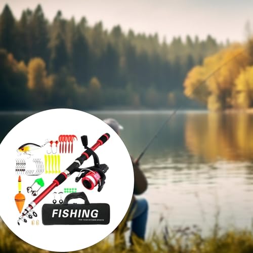 DeeRace 子供用伸縮釣り竿セット 1.8m