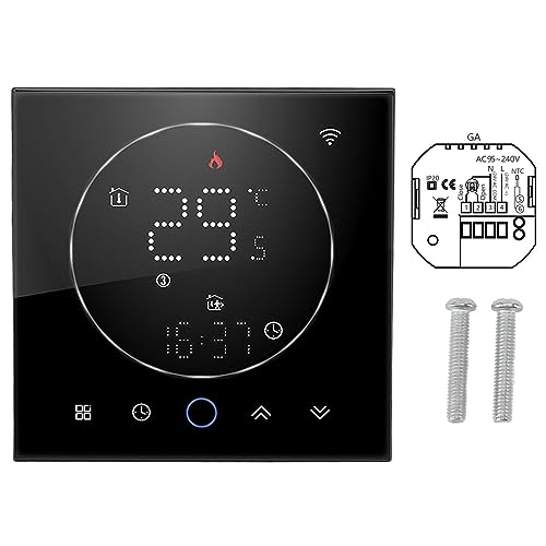 Termostato WiFi programable para control de válvula de calefacción de agua con pantalla LED 2