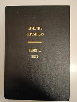 Hardcover Effective Depositions (5310228) Book