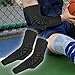 Qraatosi Elbow Pads Protector Gear Elbow Guard Compression Arm Sleeve for Tennis Cycling Extreme Exercise, XL