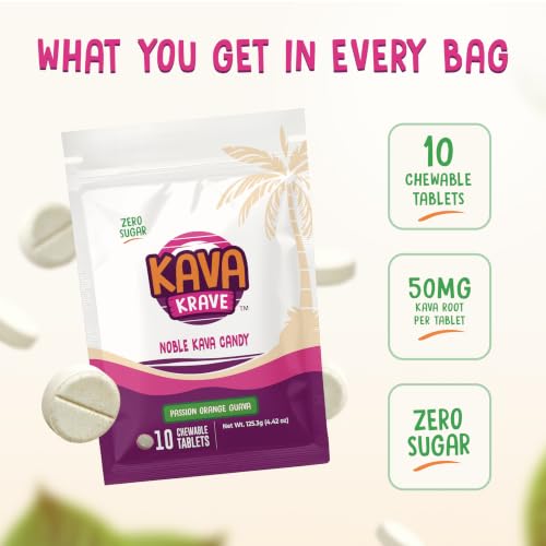 Kava Krave Passion Orange Guava Candy