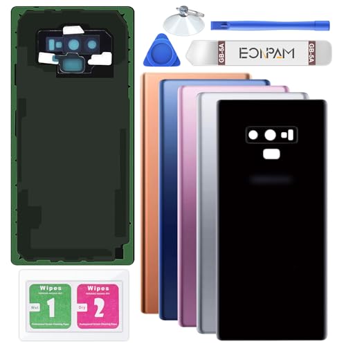 Eonpam Vitre Arrière pour Samsung Galaxy Note 9 N960 Origine Couvercle Batterie Remplacement avec...