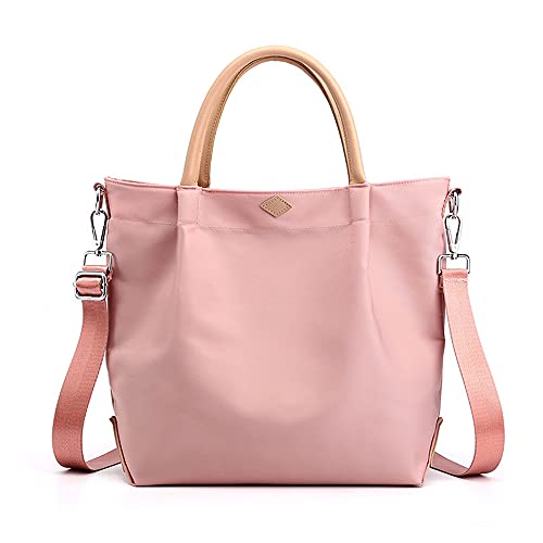 Sac à main en nylon rose résistant pour ne plus manquer d'espace au quotidien