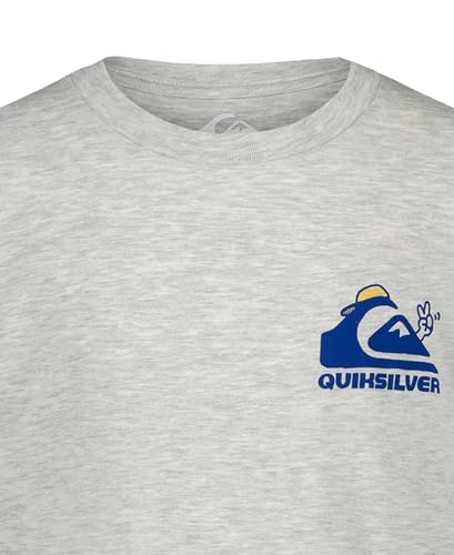 Image of Quiksilver Boys' Short Sleeve Logo Graphic T-Shirt, Soft & Comfortable, Regular Fit