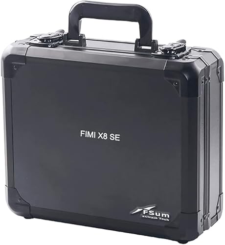 Miniatura 2 de Applyto Fimi X8 SE - Caja de seguridad para drones de aluminio, cuadricóptero, versión 4kHD, accesorio de control remoto, protección de maleta,